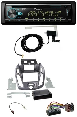 Pioneer MP3 AUX CD USB DAB Autoradio für Ford Transit Connect 12-18 Display Pega - Bild 1 von 4