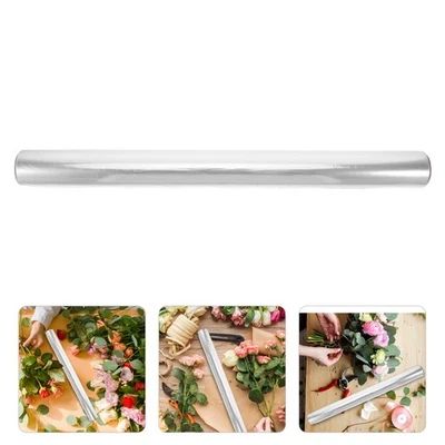  Fogli Cellophane Rotolo Di Trasparente Confezione Bouquet Avvolgimento Del - Immagine 1 di 4