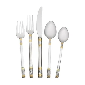 Corsica Gold-Accent 65-Piece Flatware Set - Bild 1 von 4