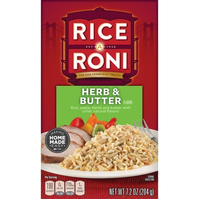Arroz A Roni, arroz con sabor a hierba y mantequilla, 7,2 onzas Foto 1 de 4