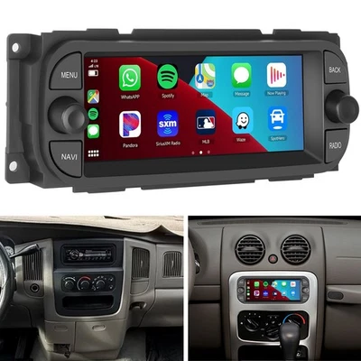 Android 15 Autoradio GPS Navi WiFi BT FM RDS Für Jeep Cherokee Wrangler Chrysler - Bild 1 von 4