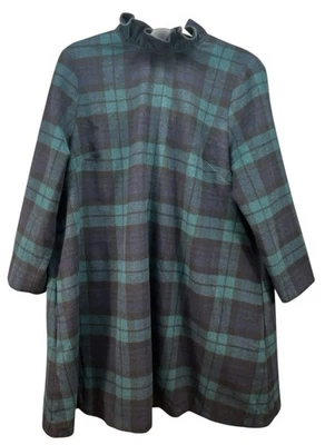 Vestido Tuckernuck Blackwatch Daphne a Cuadros Mezcla de Lana Mujer Talla XXL Bolsillos Forrado Foto 1 de 4