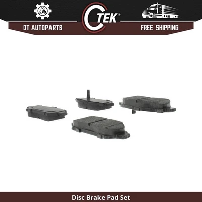 Para Toyota Sienna 2004-2010 | Pastillas de freno de disco traseras centradas | Semimetálicas Foto 1 de 4