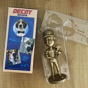 Dodgers Shohei Otani & señuelo Ohtani & Dekopin Bobblehead Gold Japón - Imagen 1 de 3