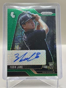 Yubin Jang 2025 Panini Prizm LIV Golf Rookie Signatures Prizms Green Mojo /6 - Picture 1 of 2