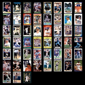 Kirk Gibson Lote 51 Tarjetas de Béisbol 1982 Donruss Detroit Tigers Conjunto Colección MLB - Imagen 1 de 11