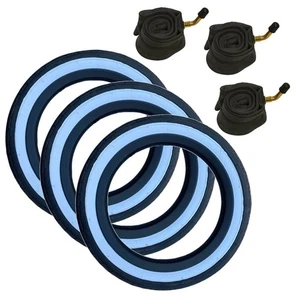 3 x Phil & Teds SPORT Whitewall Pram TYRES & TUBES 12 x 1.75 x 2-1/4 - Picture 1 of 8