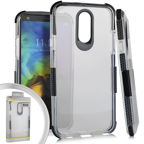 Estuche flexible suave de alta resistencia GSA Side Spine 2 para Lg Q7 Plus Q7 negro Foto 1 de 1