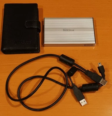 TrekStor Externe Festplatte TrekStor DataStation DSPXU-CY-a, 80 GB, mit Koffer - Bild 1 von 4