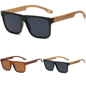 Women Men Retro Fashion Shades Stylish Square UV400 Sunglasses - Picture 1 of 13