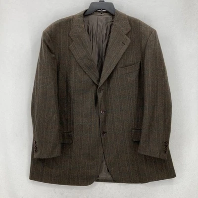 Blazer Luciano Barbera Para Hombres 60 EE. UU. 50 Chaqueta de Cachemira a Cuadros Hecha en Italia Sartorial Foto 1 de 4