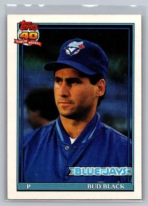 Tarjeta de béisbol 1991 Topps #292 Bud Black Toronto Blue Jays MLB - Imagen 1 de 2
