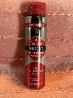 Old Spice Swagger Cedarwood Antiperspirant Deodorant Dry Spray 04/27 - Image 1 of 2