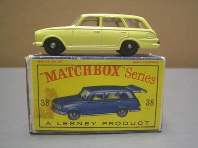 Matchbox Regular Wheels #38 Vauxhall Victor Estate BPW Red interior Lesney NMIB+ - Image 1 of 4