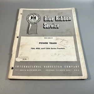 IH International 706 806 1206 Tractors Power Train Service Repair Manual - Picture 1 of 7