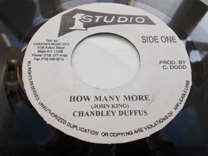 CHANDLEY DUFFUS - HOW MANY MORE 7'' STUDIO ONE - Picture 1 of 2