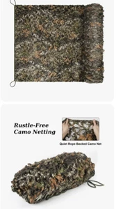 Yeacool Camo Netting, Camouflage Net, Quiet Camo Net, Camo Tarp, Sunshade, Ru... - Picture 1 of 2