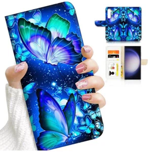 ( For Samsung A25 5G ) Wallet Flip Case Cover AJ24574 Butterfly - Picture 1 of 7