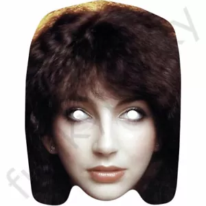 Kate Bush Retro Promi-Karte Gesichtsmaske - gebrauchsfertig - Kostüm - Bild 1 von 2