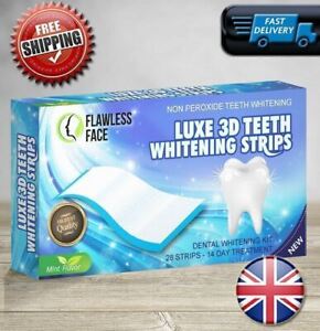 28 Strips Professional Teeth Whitening Safe Tooth Bleaching ICE White 14 Days UK