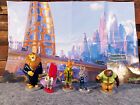 Lot de 5 figurines Disney Zootopia + affiche