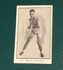 1923 Burstein Isaacs & Co Famous Prize Fighters #18 BILLY MATTHEWS