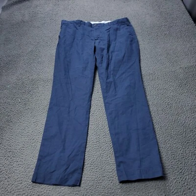 Ralph Lauren Polo Elastizado Calce Ajustado Pantalones Para Hombre Talla 36x32 Azul Foto 1 de 4