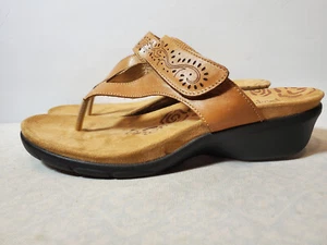 Sandalias Propet para mujer con cuña baja deslizables marrón WSX051L talla 10 X (2E) anchas - Imagen 1 de 6