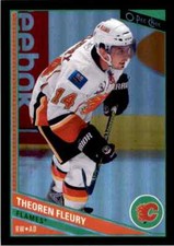 2013-14 O-PEE-CHEE RAINBOW BLACK THEOREN FLEURY 078/100 CALGARY FLAMES #310