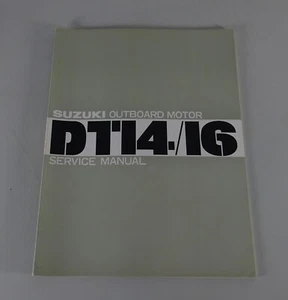 Taller/Manual de Servicio Suzuki Outboard Motor DT14/DT16 From 05/1977 - Imagen 1 de 6