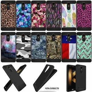 Case for (J3(2018)/ Express Prime 3) Black Flexible Scratch Defender TPU Cover - Picture 1 of 85