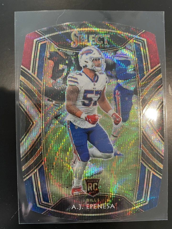 AJ Epenesa 2020 Select Tri-Color Die Cut CLUB LEVEL #295 SP - Image 1 of 1