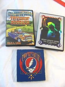 Garcia Grateful Dead: Live Shoreline DVD, Truckin to Buffalo DVD, Two Vault CD - Picture 1 of 16