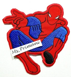 Spider man Embroidered Classic Iron/Sew On Patch Superhero Comic Movie Badge - Picture 1 of 2