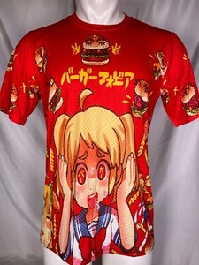 Sailor Moon Space Burger Red T-Shirt Men's MEDIUM - Picture 1 of 11