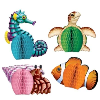 Mini peças centrais Beistle Sea Creatures - Imagem 1 de 4