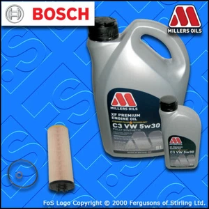 SERVICE KIT for AUDI A6 (C5) 2.5 TDI OIL FILTER +6L 5w30 LL OIL (1998-2005) - Picture 1 of 8