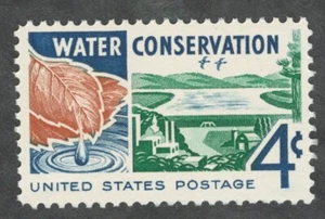 US. 1150. 4c. Water: From Watershed to Consumer, Water Conservation. MNH. 1960 - Picture 1 of 1