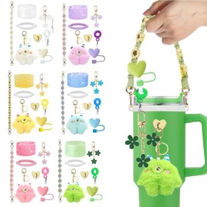 Set 8 pezzi accessori tazza per stanley tazza bicchiere coperchio paglia D3P8\ - Foto 1 di 18