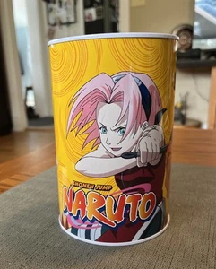 Shonen Jump Naruto Tin Litho Metal Coin Change Bank 2002 Masashi Kishimoto Anime - Picture 1 of 9