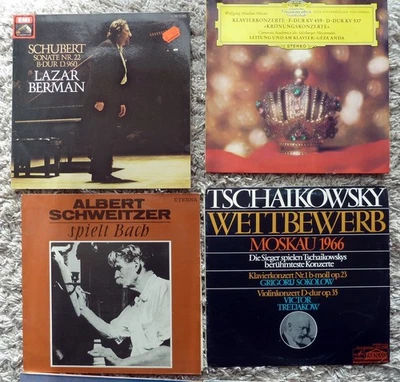 Schallplatten Klassik Sammlung- Klavierkonzerte - 8 er Set - Bild 1 von 2