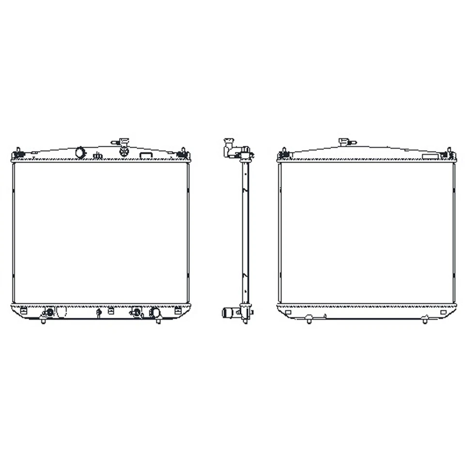 Radiador de repuesto nuevo RAD13596 para Lexus RX350 2016-2019 Foto 1 de 1