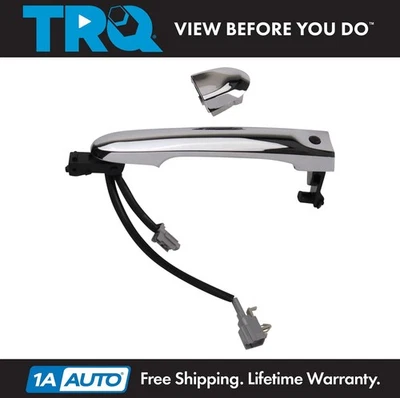 TRQ Front Right Exterior Door Handle Chrome For 2009-2014 Nissan Cube Foto 1 de 4