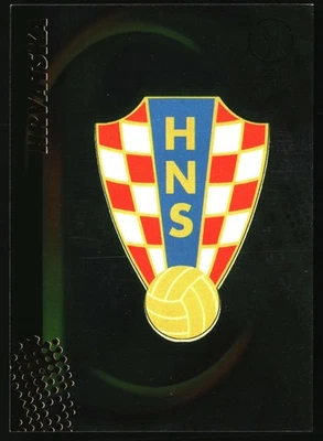 Insignia metálica del equipo Panini Copa Mundial de la FIFA Croacia 2002 #127 Foto 1 de 2
