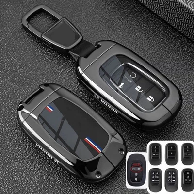 Remote Key Fob Cover Case Shell for Honda Accord Civic CRV Pilot Odyssey EX-L - Image 1 of 2