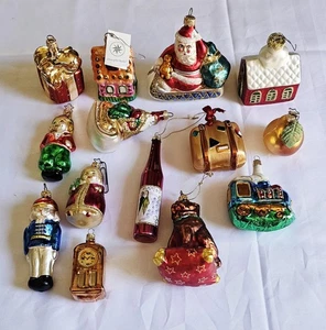 Vintage Glass Christmas Ornaments Lot – West Germany, German Republic, Czech, Po - Picture 1 of 20