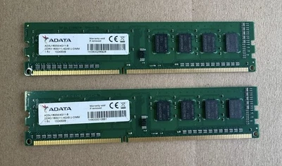 ADATA 8GB (2x4GB) DDR3-1600 PC3-12800 Desktop RAM - Image 1 of 3