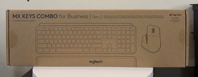 Logitech MX Keys Gen 2 Combo Wireless Bluetooth Keyboard Set - Black 920-010923 - Image 1 of 4
