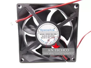 1 pièce SpaceAce SP80S18M-25DL 8025 18V 0.18A 3.25W châssis ventilateur de refroidissement silencieux - Photo 1/1