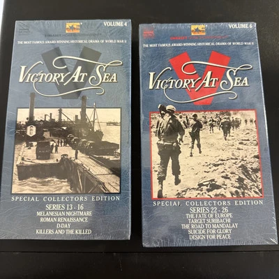Victory At Sea Series Special Collector's Edition - Vol 4 and Vol 6 - VHS Sealed - Image 1 of 4